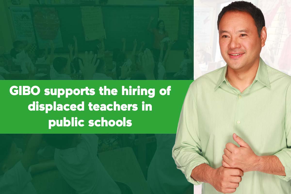 GIBO supports the hiring of displaced teachers in public schools